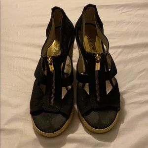CLOSET CLEAR OUT: Michael Kors Zip Up Wedges